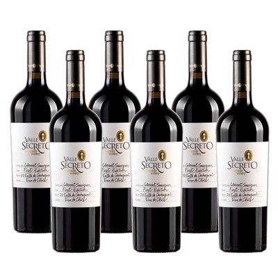 Case of 6 Valle Secreto First Edition Cabernet Sauvignon 75cl Red Wine Wine